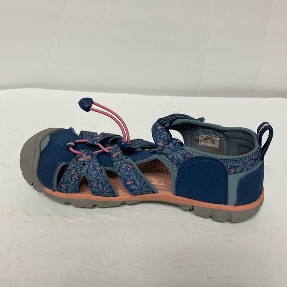 Keen Seacamp II CNX Blue & Peach Size 4 Kid Sandals - Picture 4 of 6